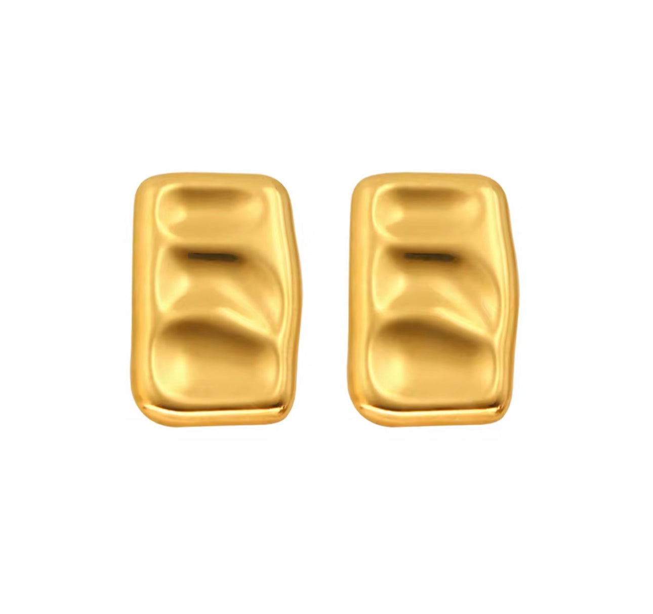 Selena Gold Stud Earrings