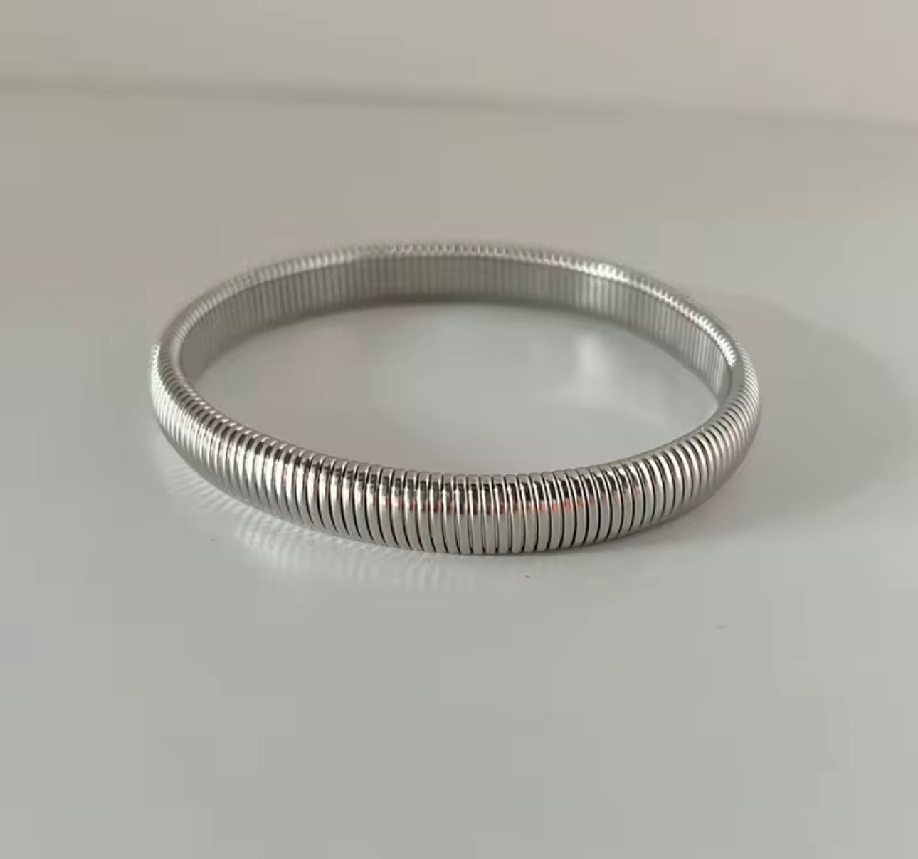 Cobra Silver Bangle Bracelet