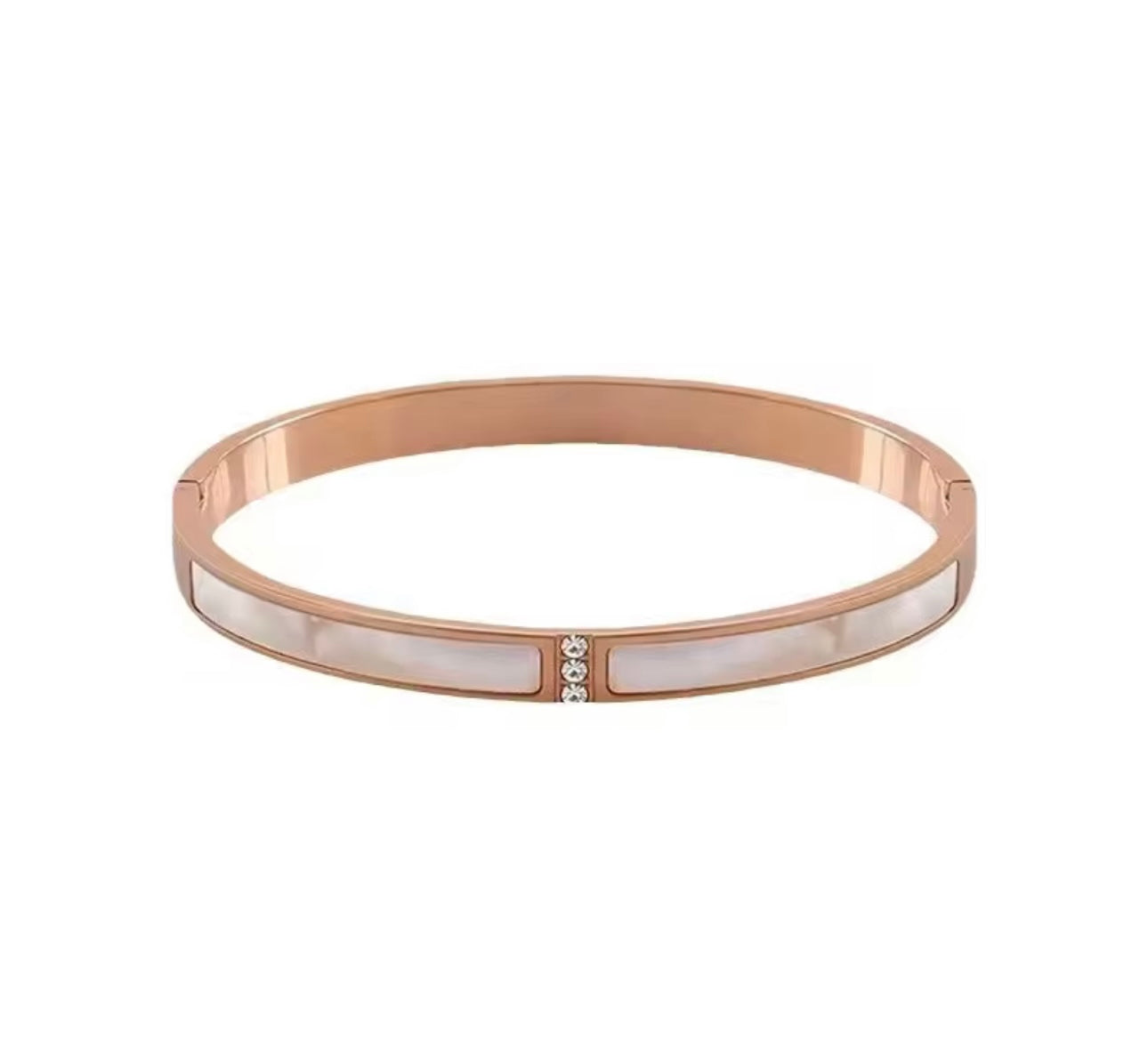 Glow Bangle Bracelet - Rose Gold