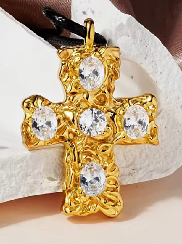 Faith Cross Charm Pendant