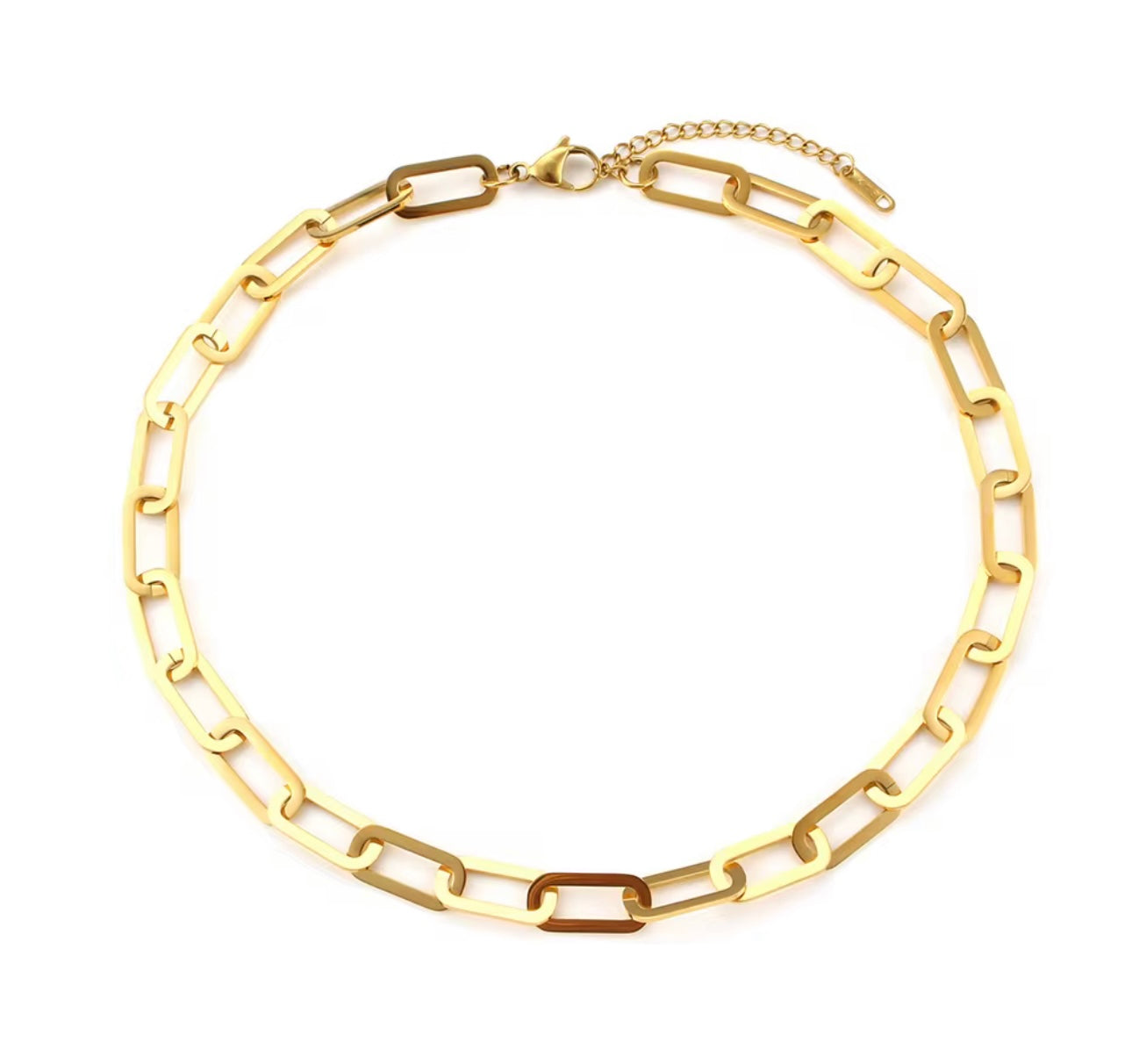 Link Up 18K Gold Vermeil Paperclip Necklace