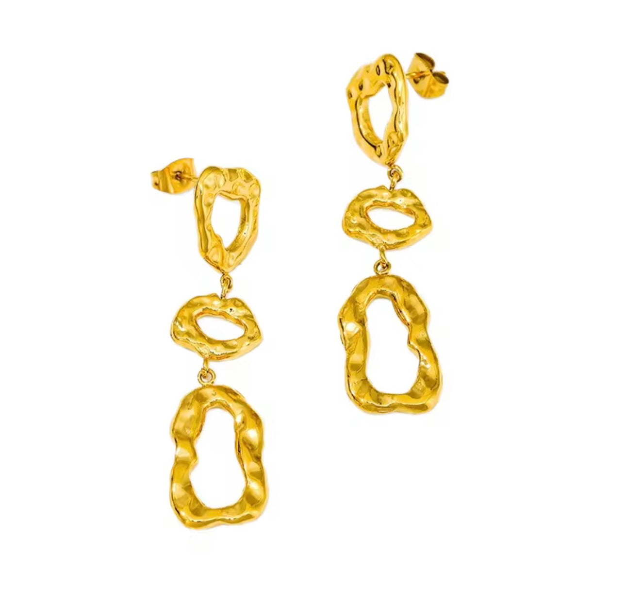 Lulu Vintage Gold Earring