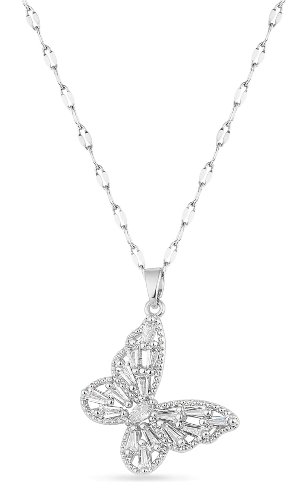 Whimsy Butterfly Pendant Necklace