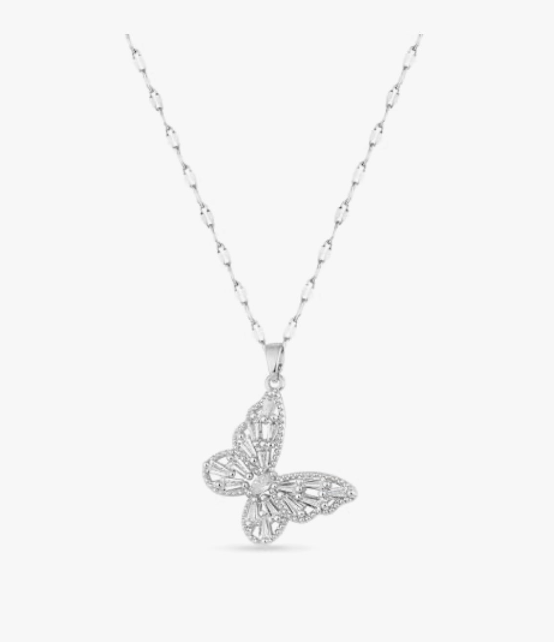 Whimsy Butterfly Pendant Necklace