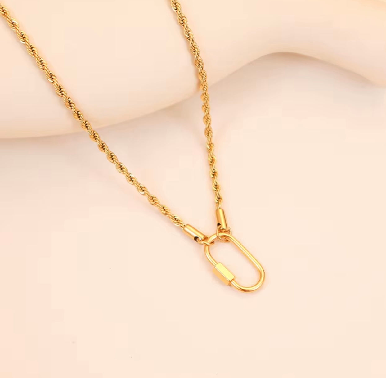 Siena Rope Gold Chain Necklace