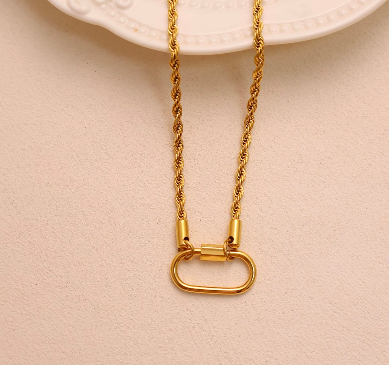 Siena Rope Gold Chain Necklace
