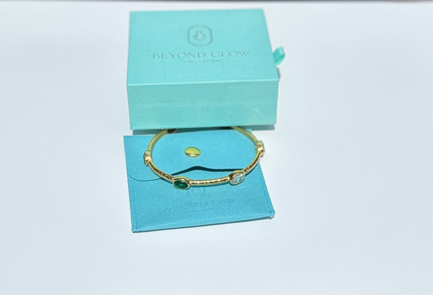 Green Onyx Cuff Bracelet