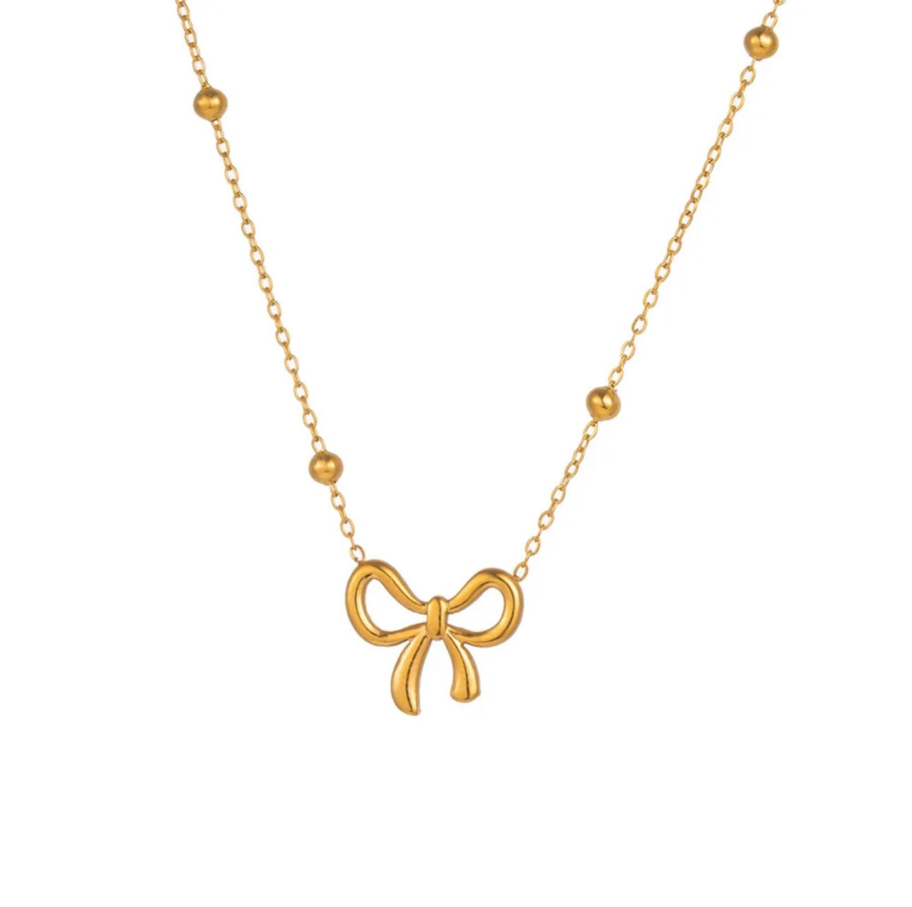 Evie - Chic Minimalist Bowtie Necklace