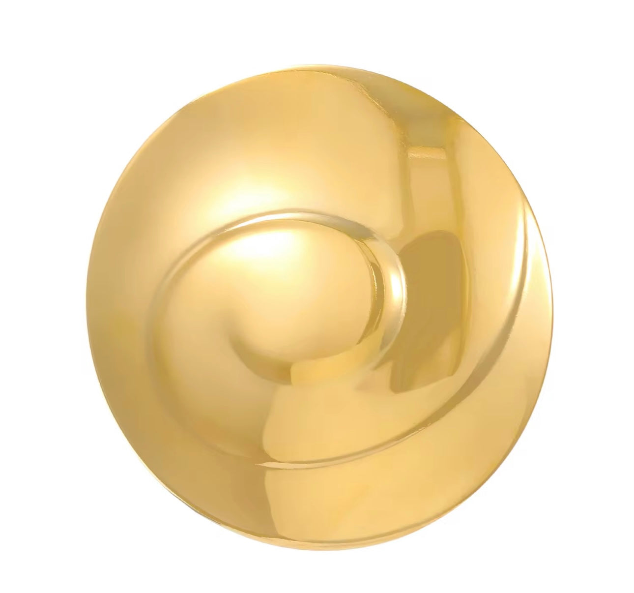 Geometric Circular Bold Statement Ring