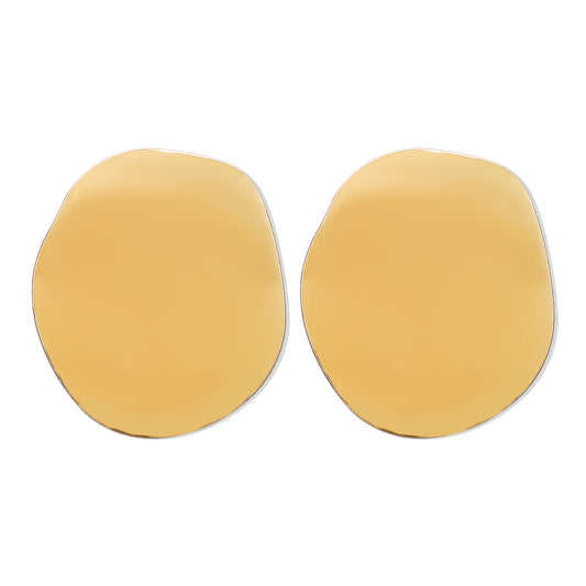 Round Stud Irregular Earrings