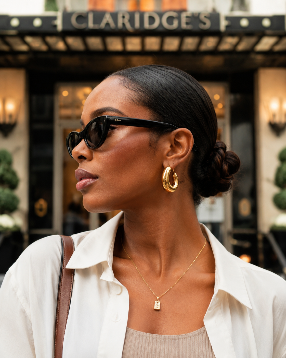 Sofia Sculpted Hoop Earrings