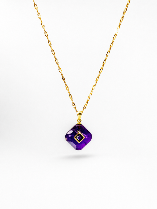Mystic Aura Amazonite Pendant Necklace