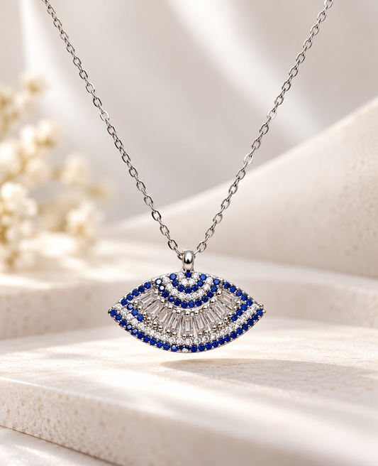 Luna Protect Evil Eye Pendant Necklace