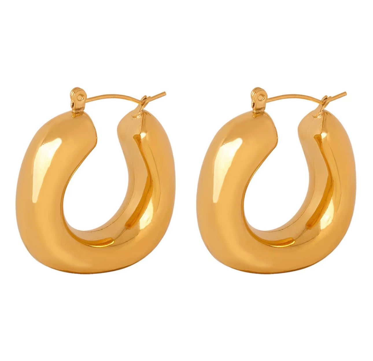 Sofia Sculpted Hoop Earrings