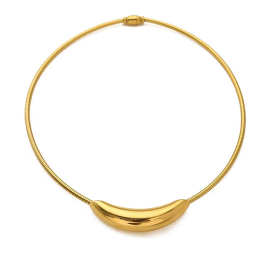 Mira Curl Tube Necklace