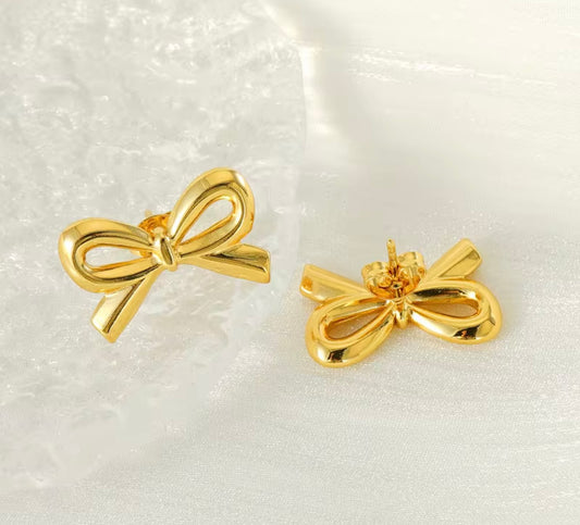 Bella Bow Stud Earrings