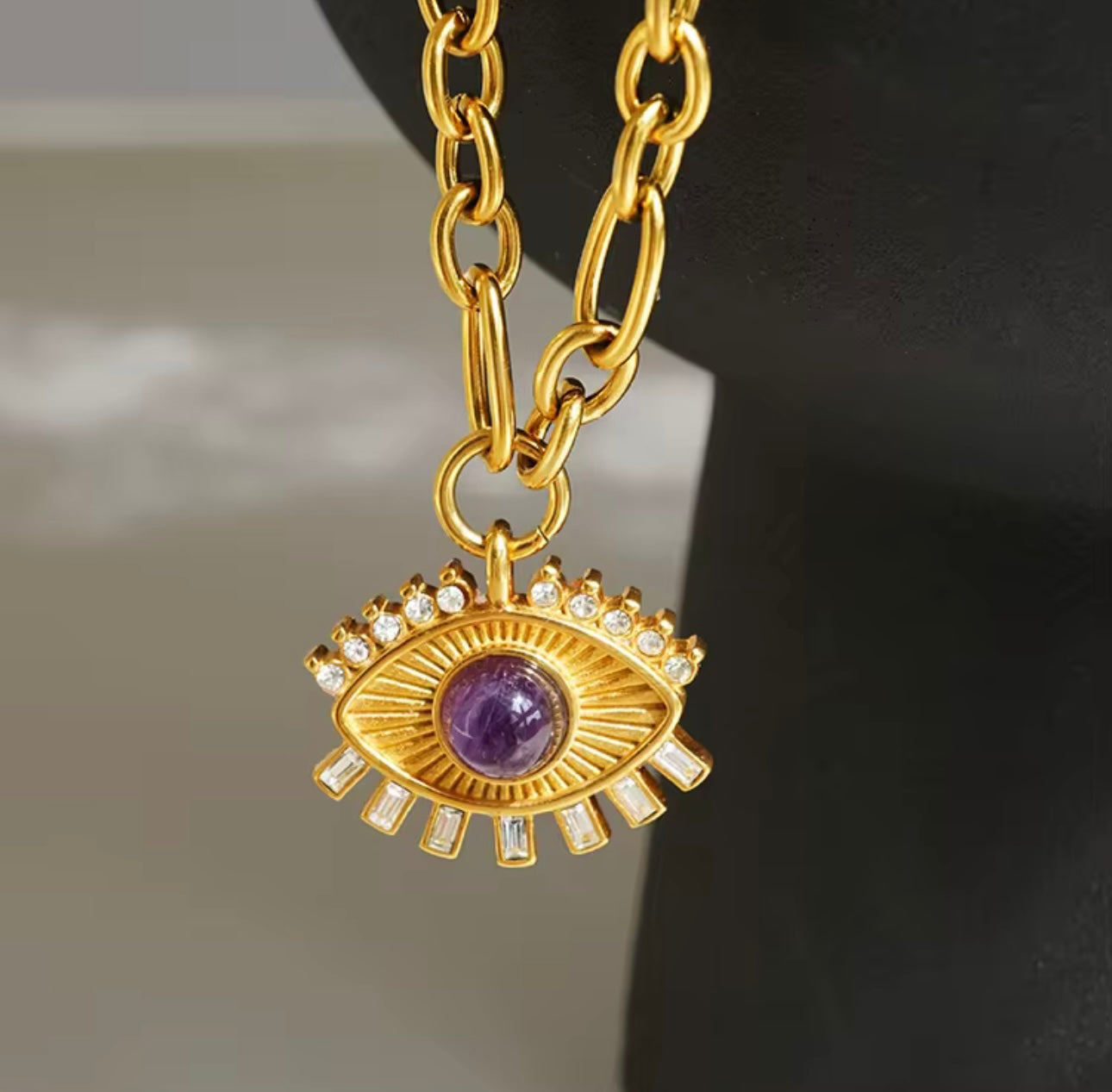 Lucky Eye Vintage Necklace