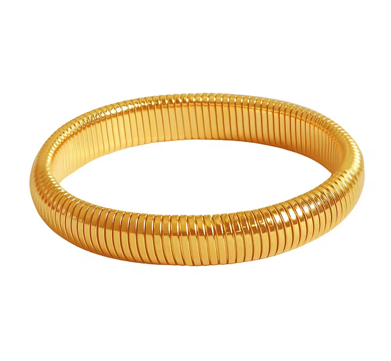 Cobra Gold Bangle Bracelet