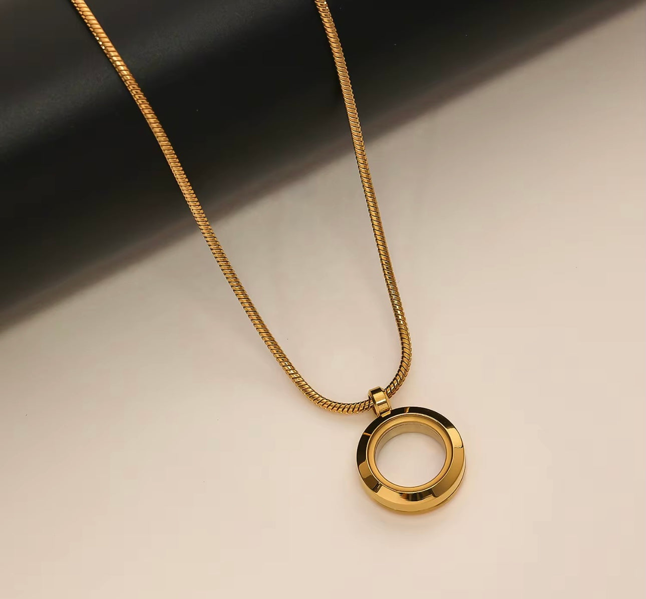 Forever Circle Gold Necklace