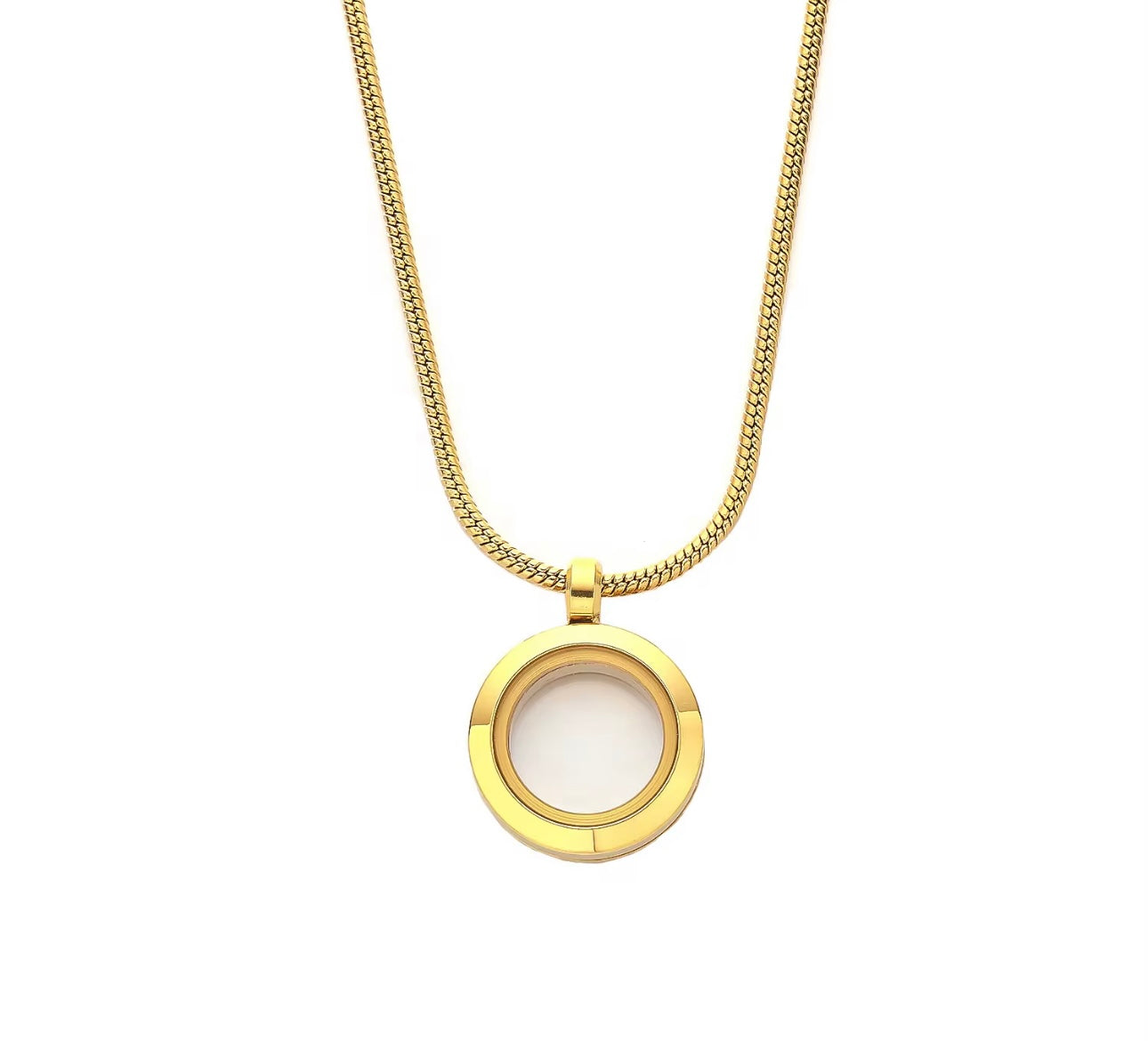 Forever Circle Gold Necklace