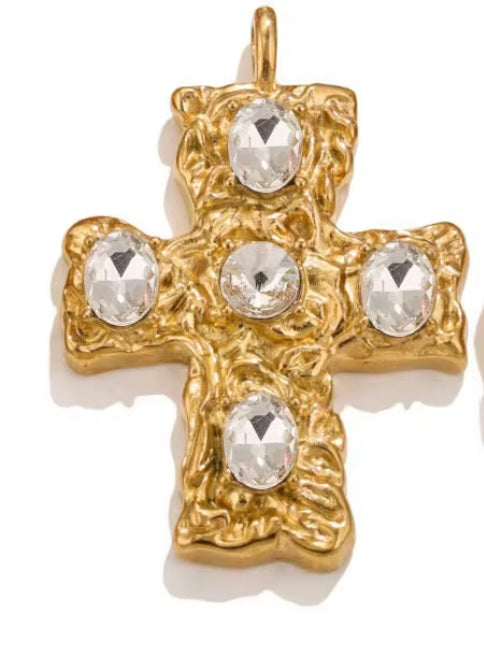 Faith Cross Charm Pendant