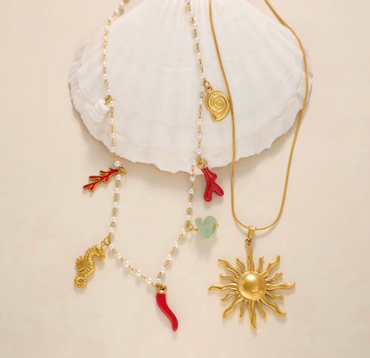 Sole Radiance Charm Pendant