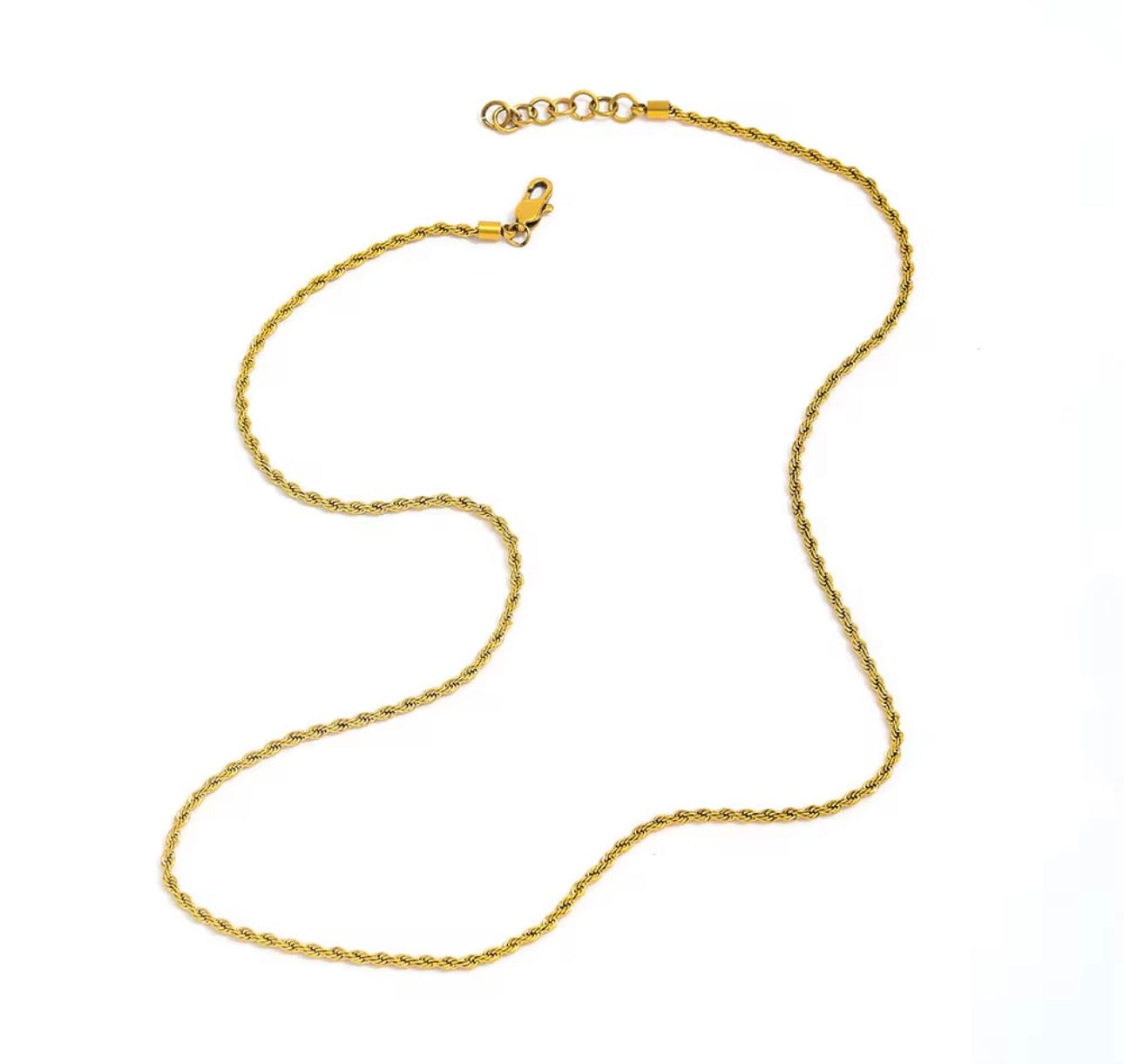 Adaku Gold Rope Chain Necklace