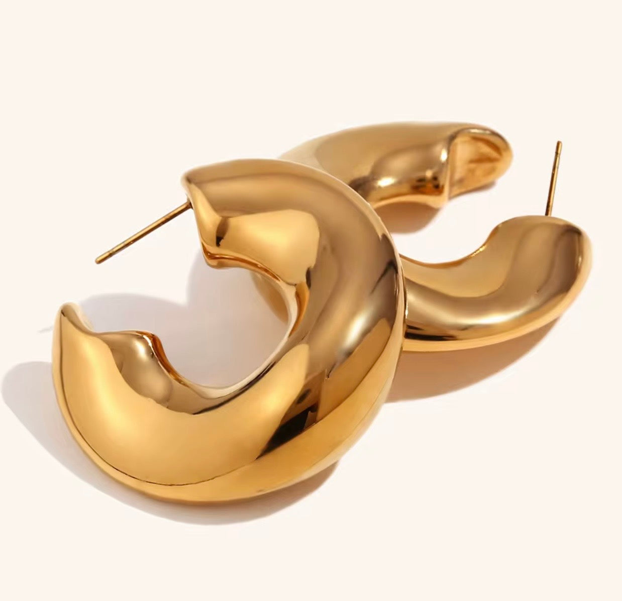 Gina Statement Hoop Earrings