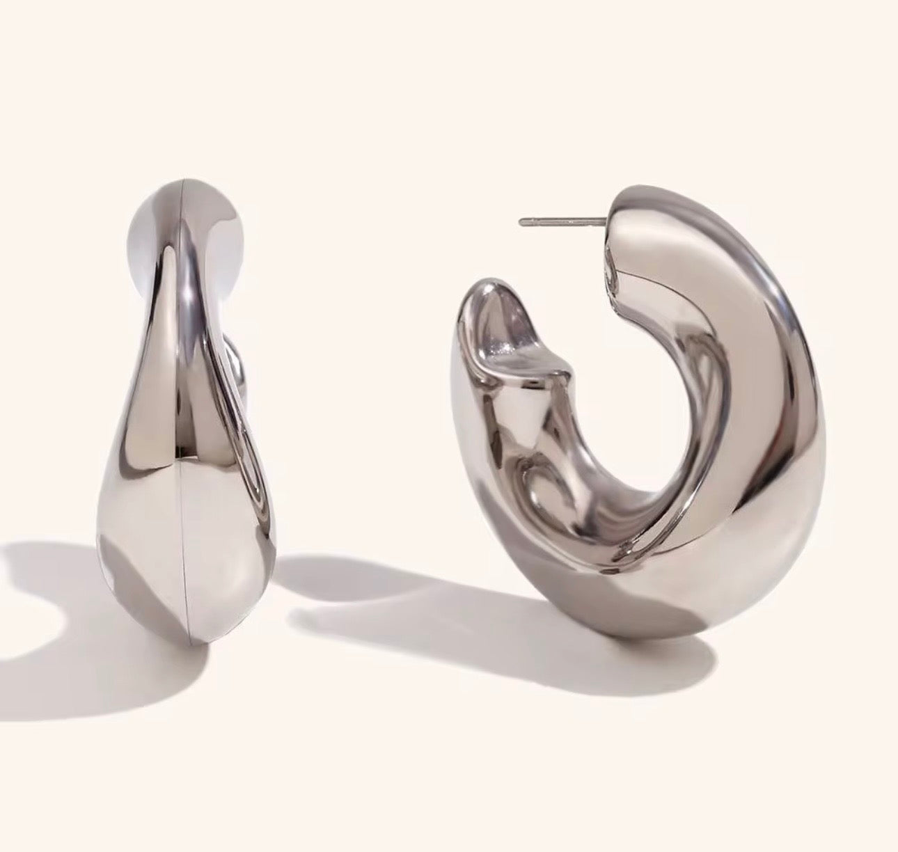 Gina Statement Hoop Earrings