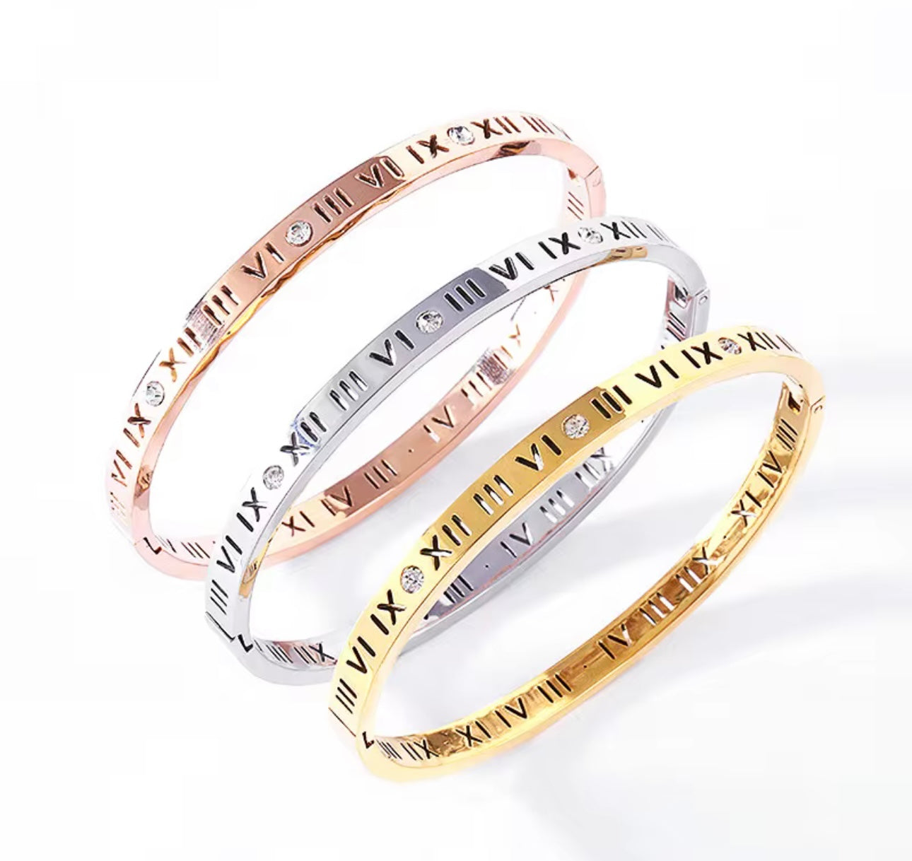 Numeral Cuff Bracelet - Silver