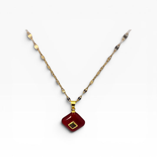 Earth Aura Amazonite Pendant Necklace