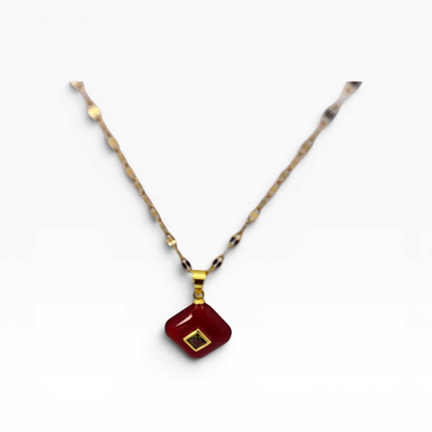 Earth Aura Amazonite Pendant Necklace
